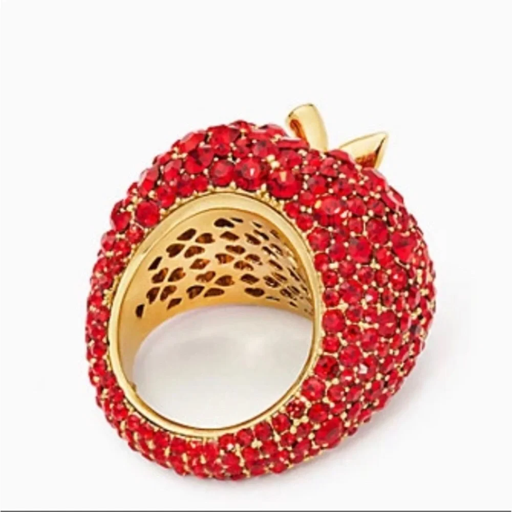 NWT KATE SPADE APPLE RING SIZE 8 - Picture 2 of 5